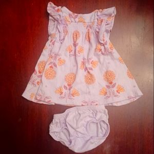 0-3 Month Child Of Mine by Carter's Dress & Bloomer Set